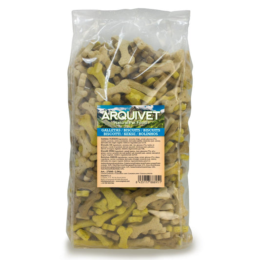 Snack naturel pour chiens Biscuits os Arquivet 200 g