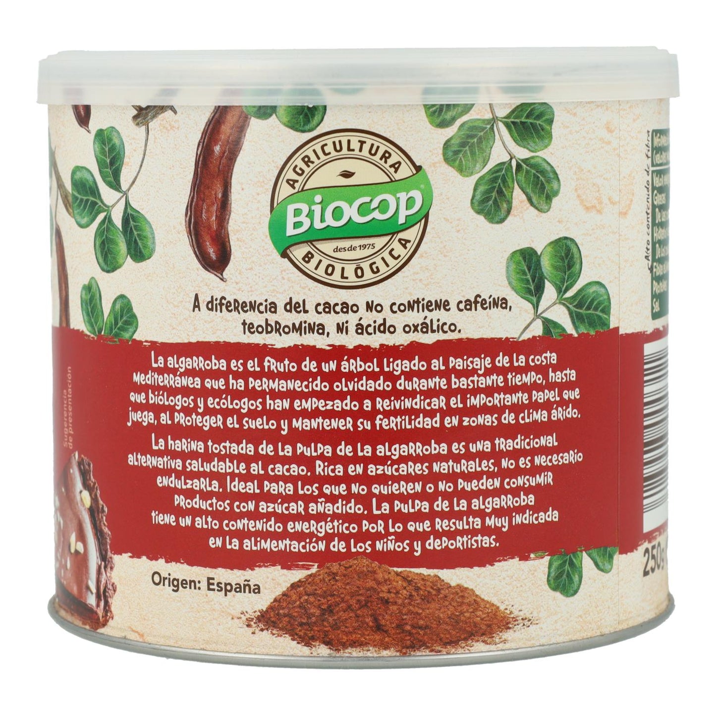 Proszek z chleba świętojańskiego Bio Biocop 250 g