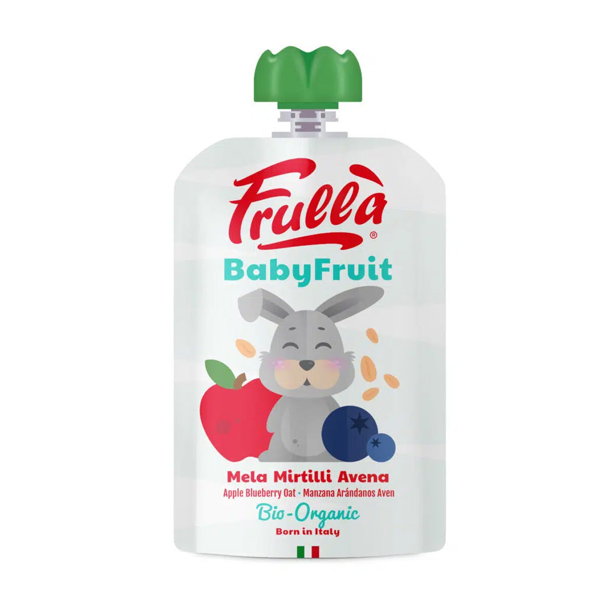 Baby Frullà puree z jabłek, jagód i owsa 100 g