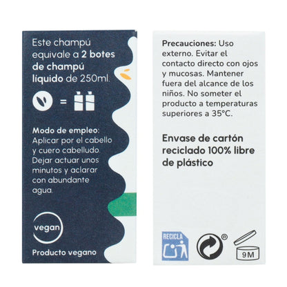 Curly Method Shampooing solide avec protéines hydrolysées Planeta Huerto 85 g