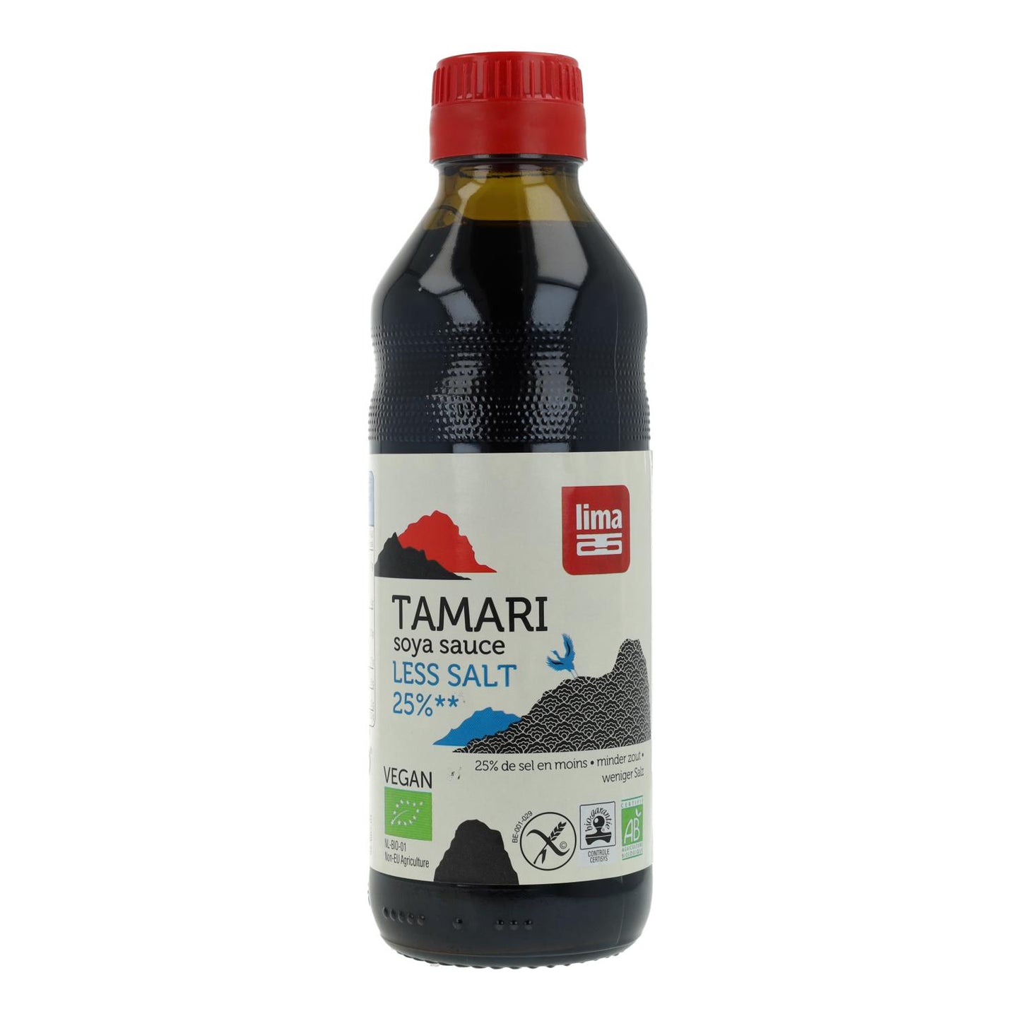 Sos sojowy Tamari o 25% mniejszej zawartości soli ECO Lima 250 ml