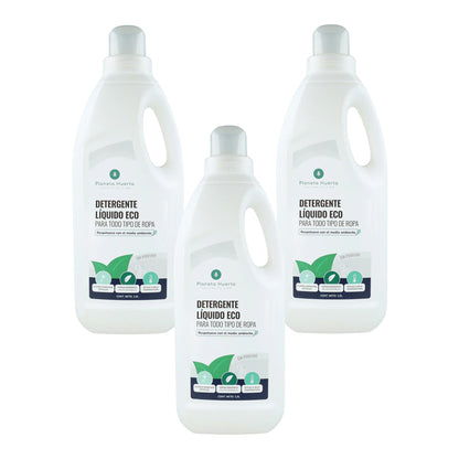 Pak 3xLiquid Wasmiddel ECO Ongeparfumeerd Planet Orchard 1,5 liter