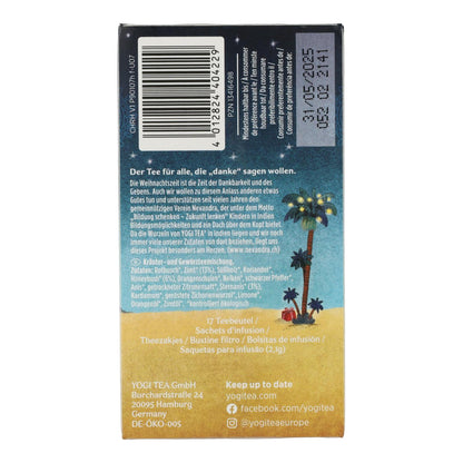 Yogi Tea BIO Tè Natale 17 bustine