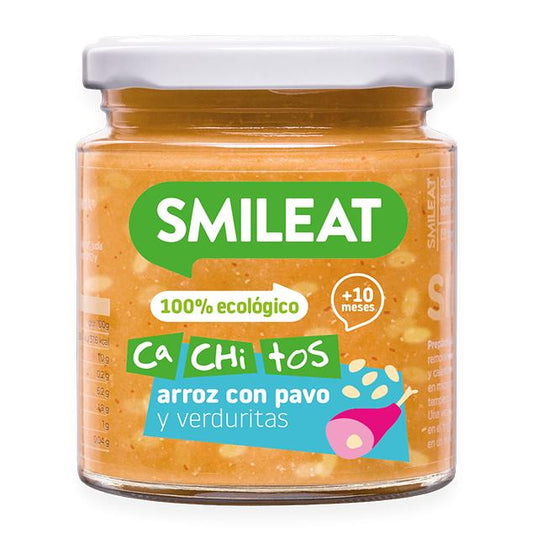 Vasetto Riso con tacchino e verdure biologico CA CHI TOS Smileat, 230 g