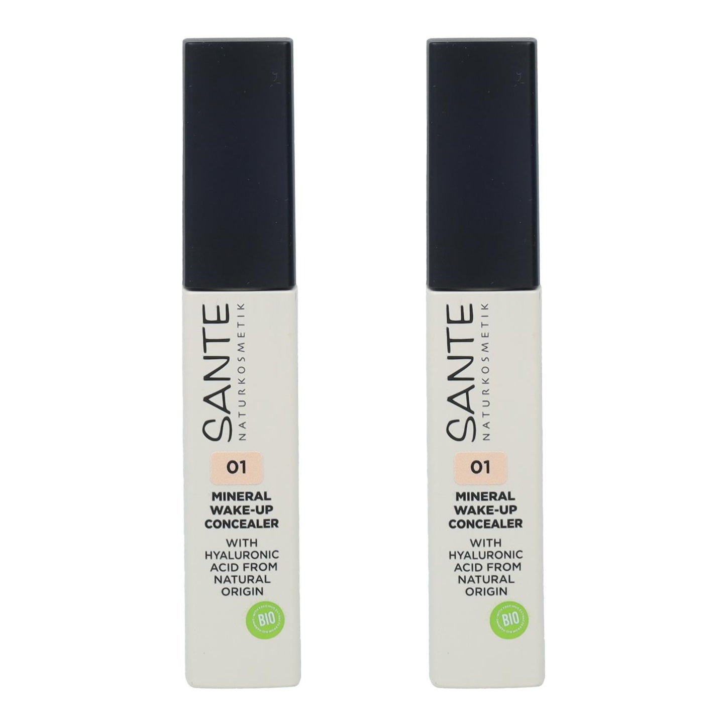 Pack of 2 Wake-Up Mineral Concealer 01 Neutral Ivory Sante 8 ml