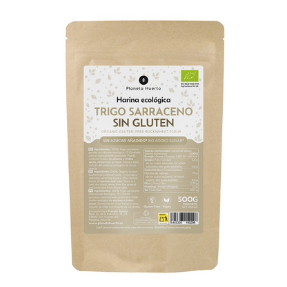 Bezglutenowa mąka gryczana ECO Planeta Huerto 500g