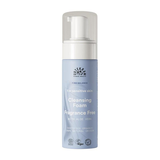 Bezzapachowa pianka do mycia twarzy Urtekram 150 ml