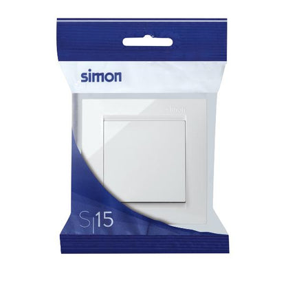 Simon 15 interrupteur blanc