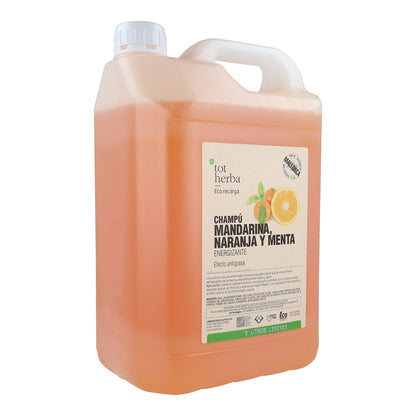 Shampoing orange mandarine et menthe 5 litres Tot Herba