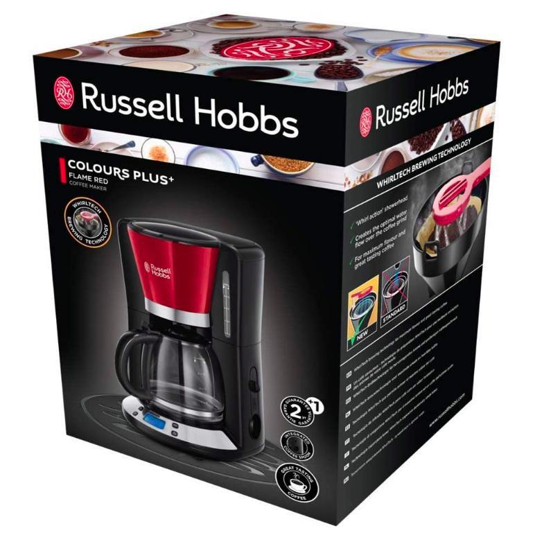 Ekspres do kawy Colours Plus czerwony 1,25 l Russell Hobbs