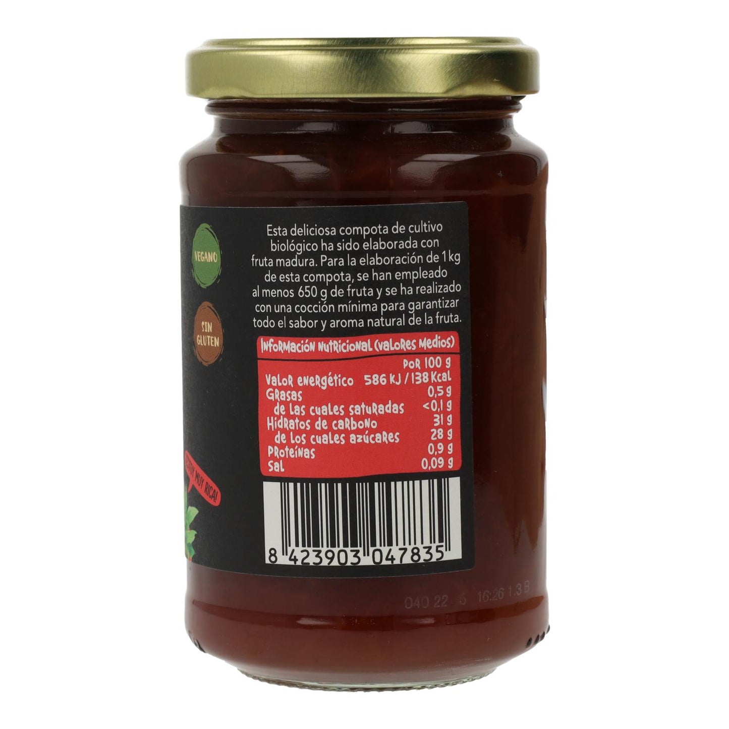 Compote de fraises BIO Biocop 265 g