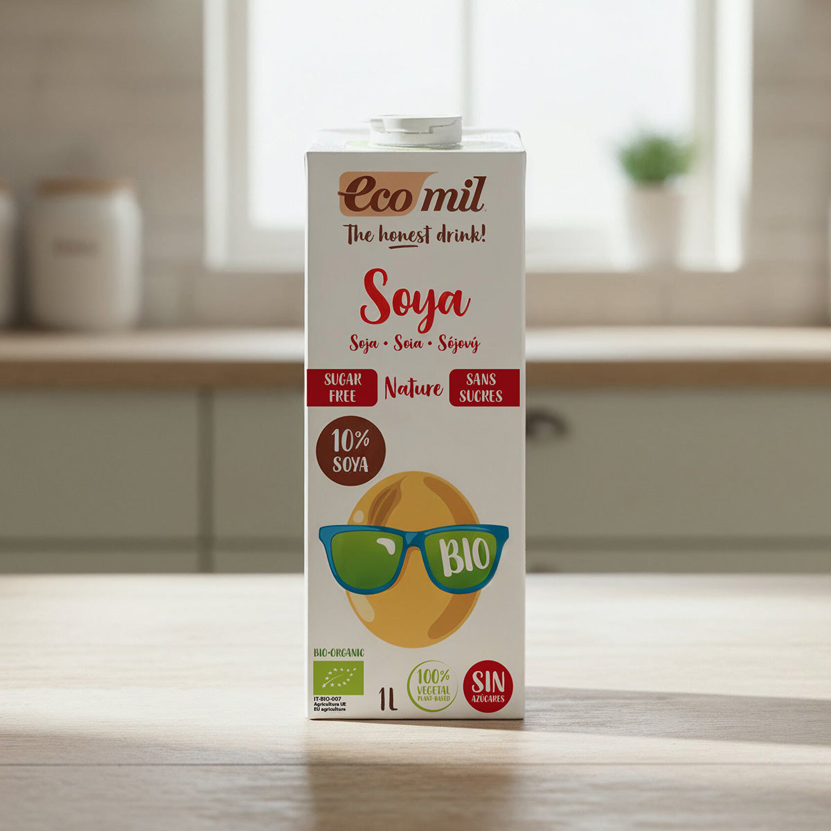Ecomil Organic Sugar-Free Soy Drink 1 L