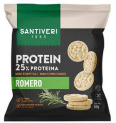 Mini-proteintortillas med rosmarin SANTIVERI 50 g