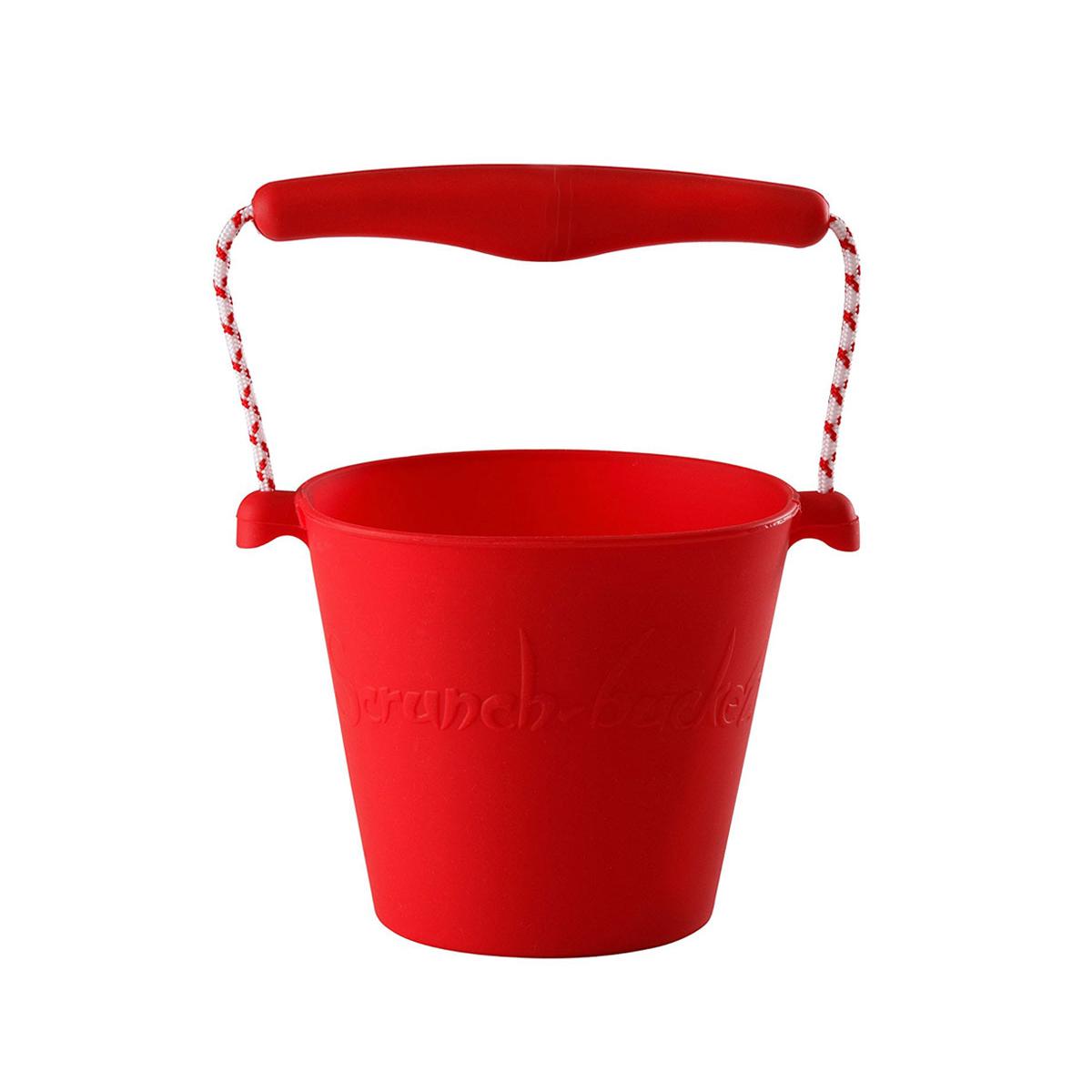 Scrunch Pastel Pink Silicone Beach Bucket