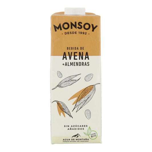 Bio-Getränk aus Hafer und Mandeln Monsoy 1 l