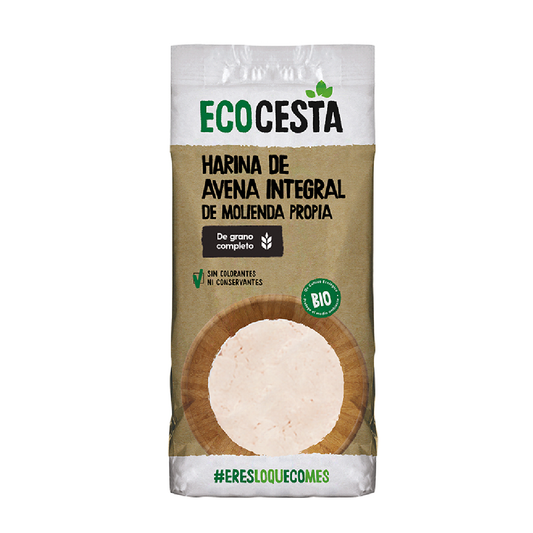 Organic Wholemeal Oat Flour Ecocesta 500 g