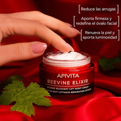 Crema notte liftante recupero intenso BEEVINE ELIXIR, APIVITA 50 ml