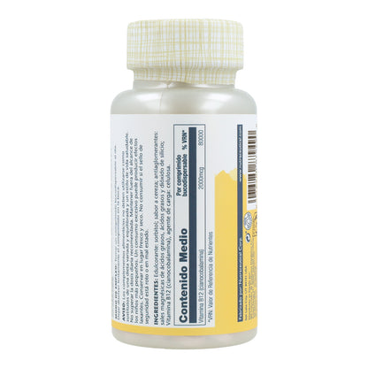 Solaray Vitamine B-12 2000 mcg 90 comprimés