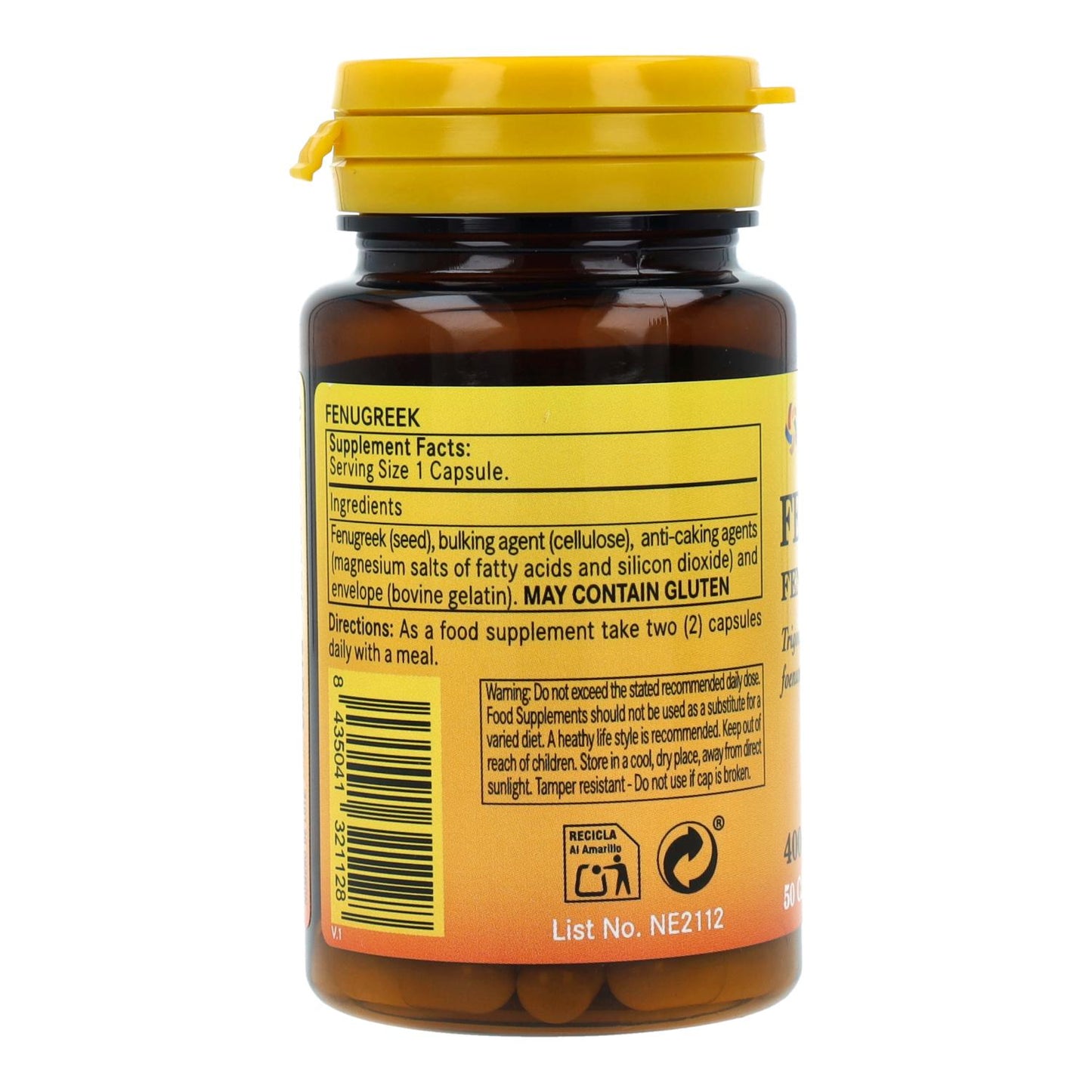 Bockshornklee 400 mg Nature Essential, 50 Kapseln