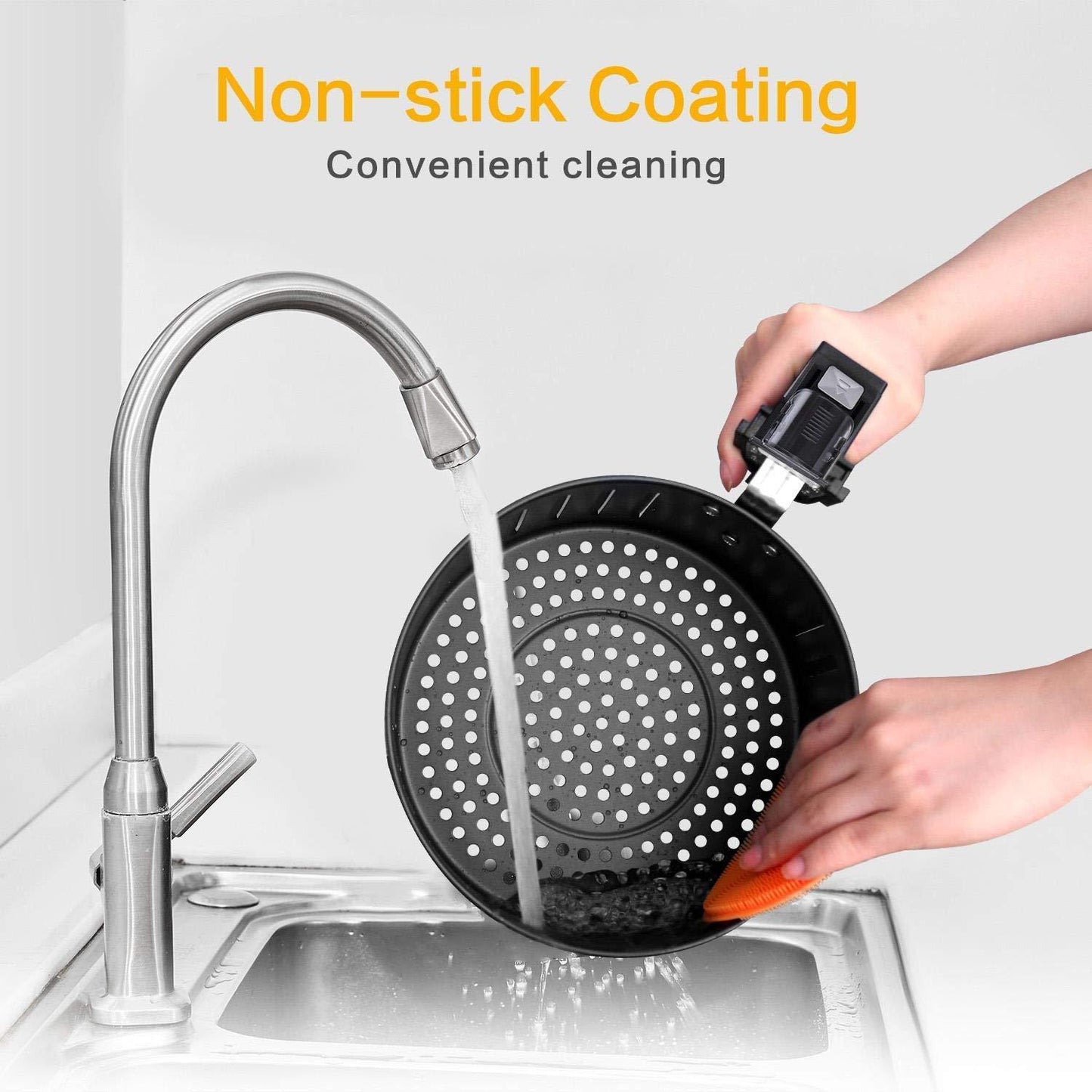 Friteuse à air chaud sans huile 3,2 L 1400 W sans BPA