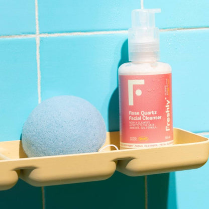 2x Freshly gezichtsreiniger met rozenkwarts 100 ml