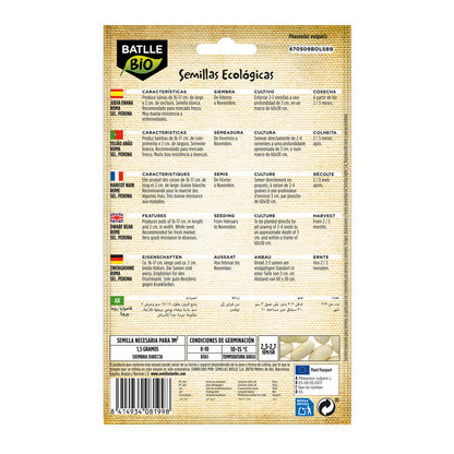 Semi di fagiolo nano Roma Perona biologici Batlle