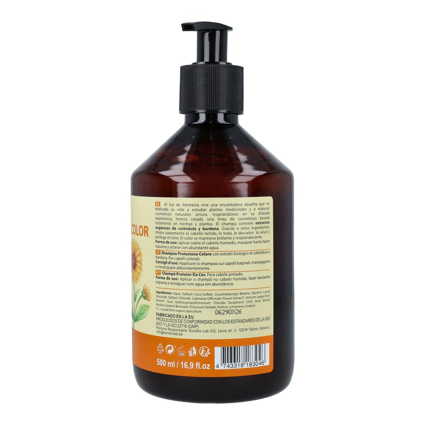 Shampooing pour cheveux colorés Oma Gertrude 500 ml