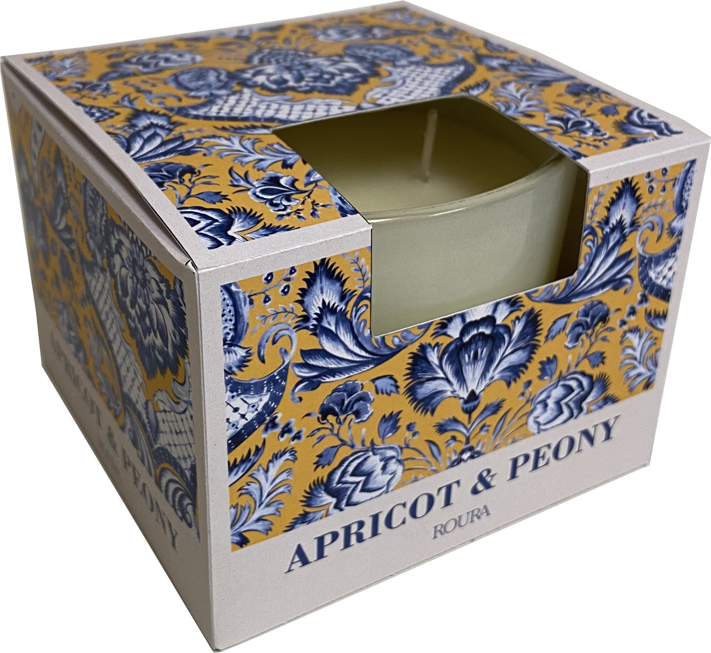 Vela perfumada Jaipur Apricot & Peony 3 mechas Roura