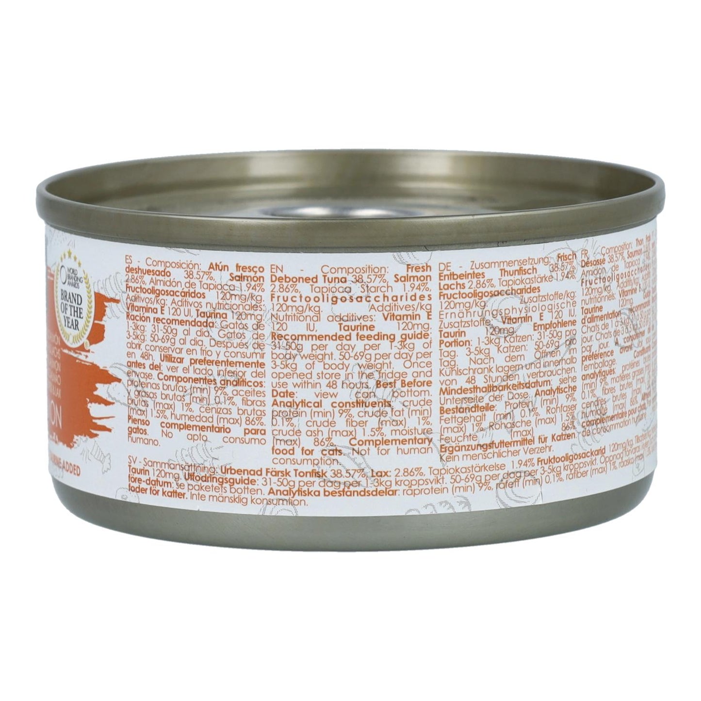 Zestaw 24x Kit Cat Puszka Gravy - Tuńczyk i łosoś 70 g Mokra karma dla kotów w sosie