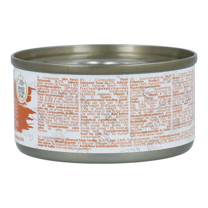 Zestaw 24x Kit Cat Puszka Gravy - Tuńczyk i łosoś 70 g Mokra karma dla kotów w sosie
