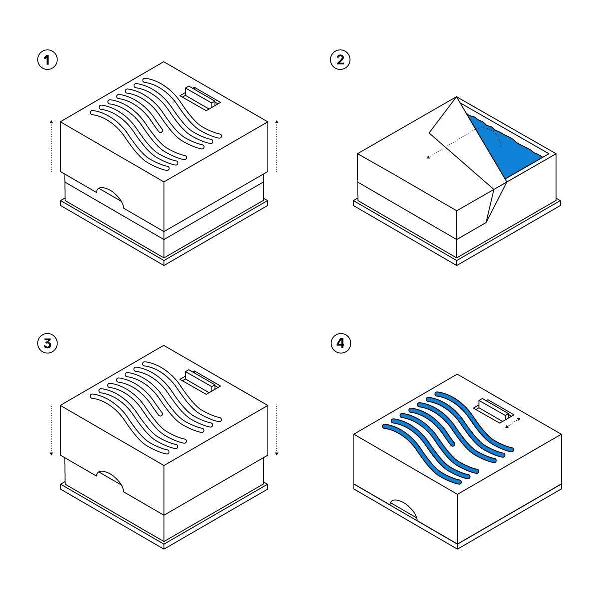Purificateur d'air Pomme verte et basilic Nature + technology