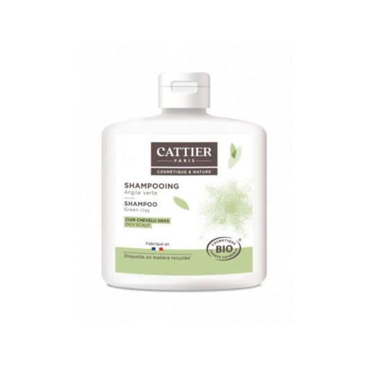 Shampoo all'argilla verde per capelli grassi Cattier 250 ml
