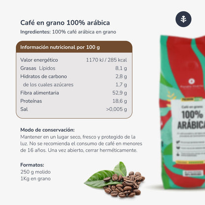 Pak 3x Eco 100% Arabica koffiebonen Planeta Huerto 1 kg