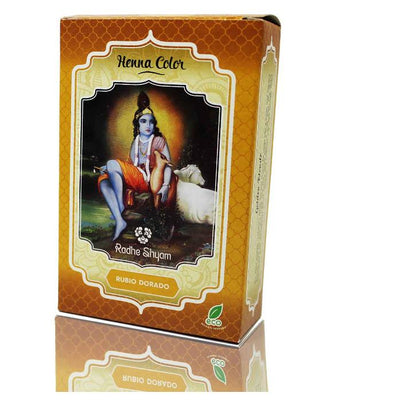 Poudre de henné blond doré Radhe Shyam 100 g