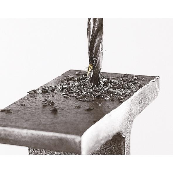 1 długie wiertło spiralne do metalu HSS laminowane Wolfcraft Ø 5,0 x 132 mm