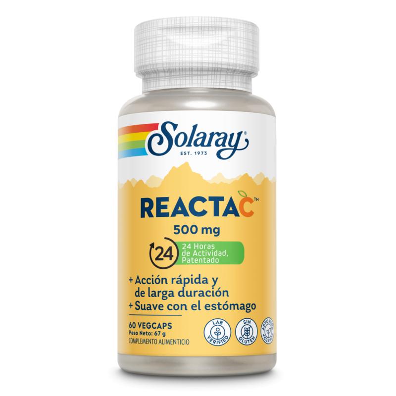 Reacta C 500 mg Solaray, 60 capsules