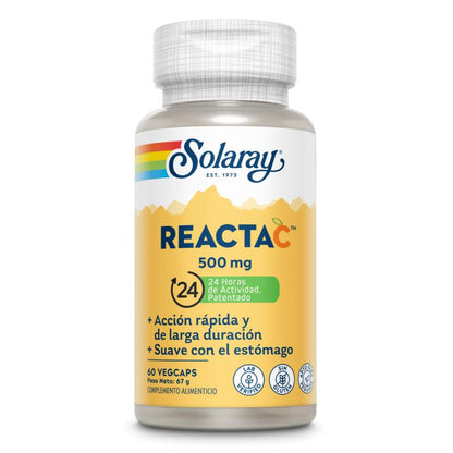 Reacta C 500 mg Solaray, 60 capsules