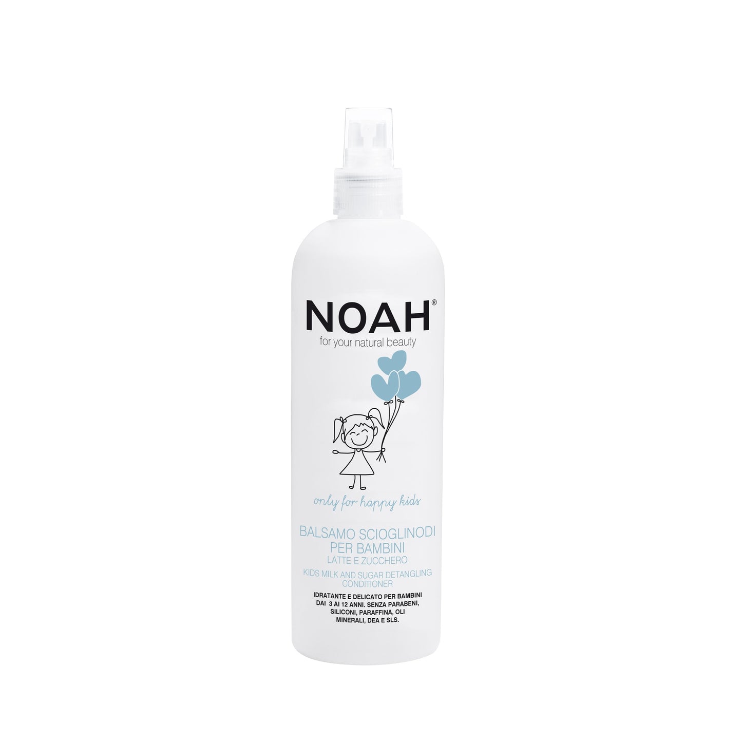 Kids Entwirrungsspray-Conditioner Milch und Zucker Noah 250 ml