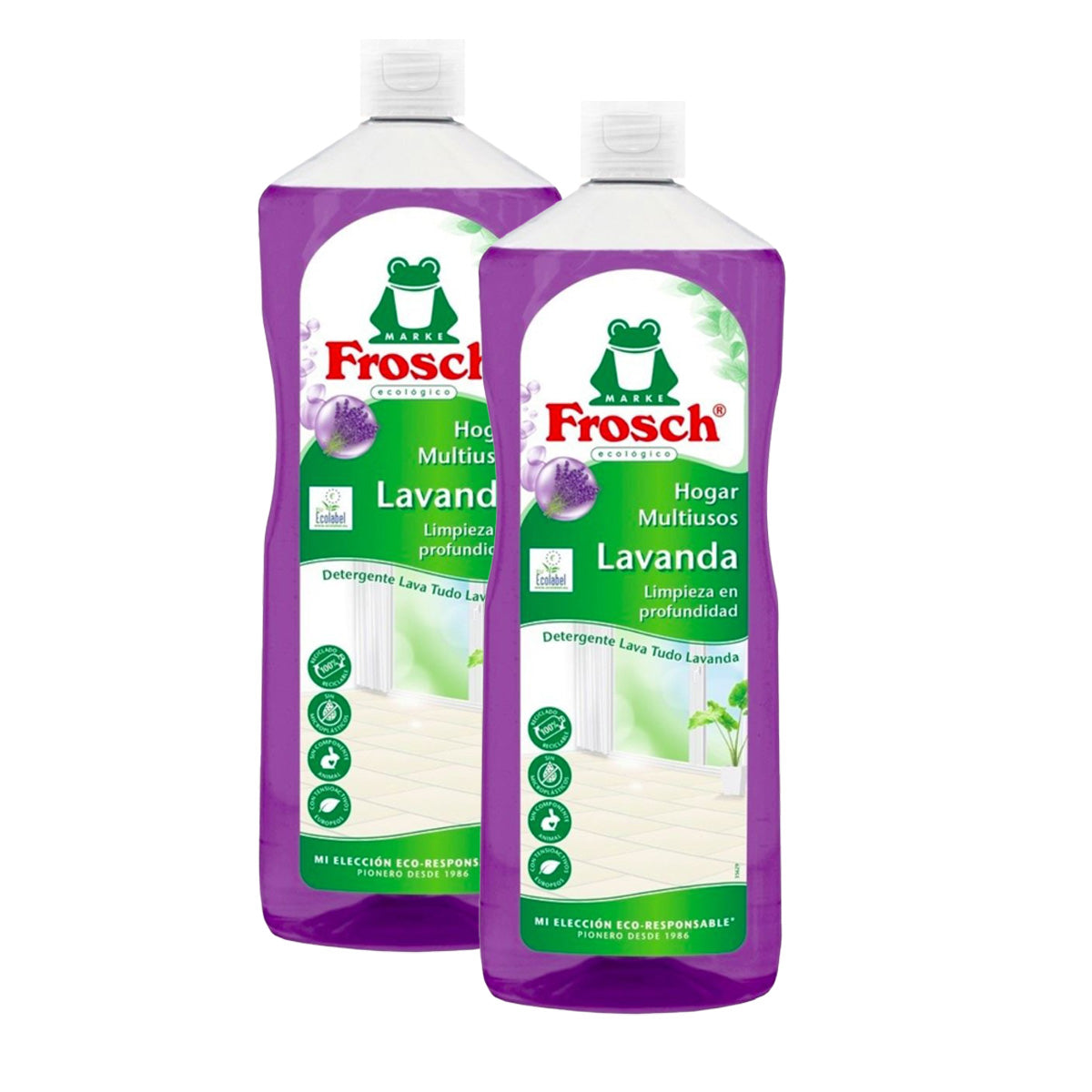 Zestaw 2x płyn wielofunkcyjny do domu o zapachu lawendy Frosch 1 l