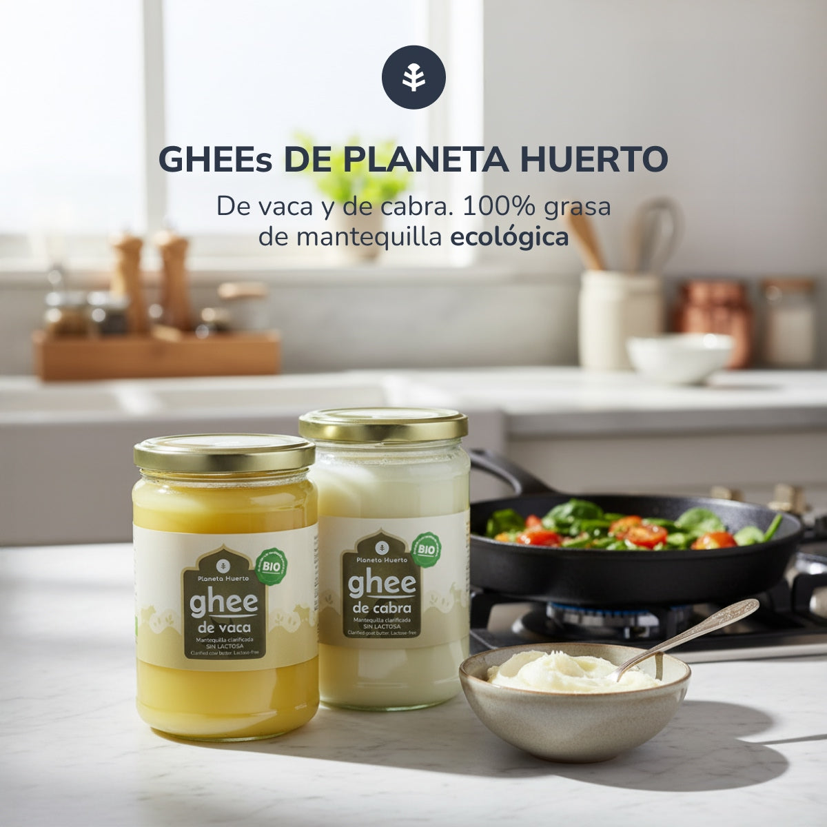 Ghee geklärte Ziegenbutter ECO Planeta Huerto 500 g