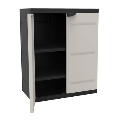 Half Wardrobe 70 cm Titanium Plastiken Black (Refurbished)