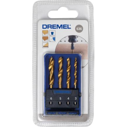 Set di 4 punte per legno Dremel