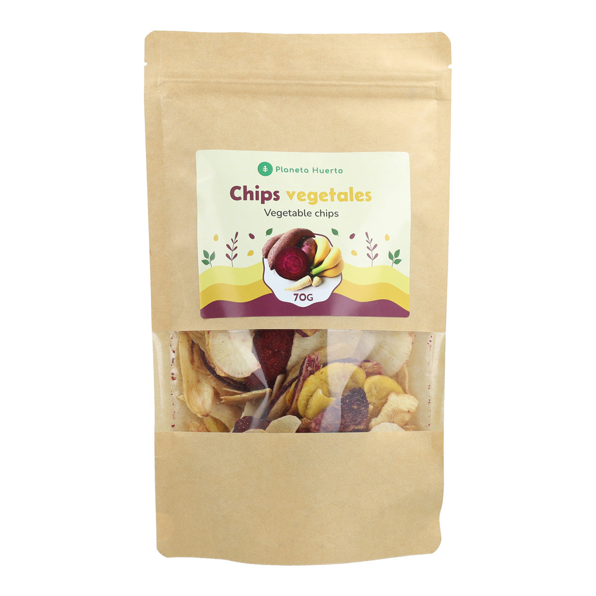 Groentechips Planeta Huerto 70gr