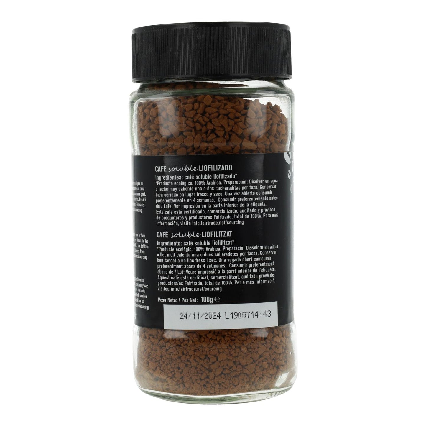 Café soluble lyophilisé Bio Alternativa 100 g