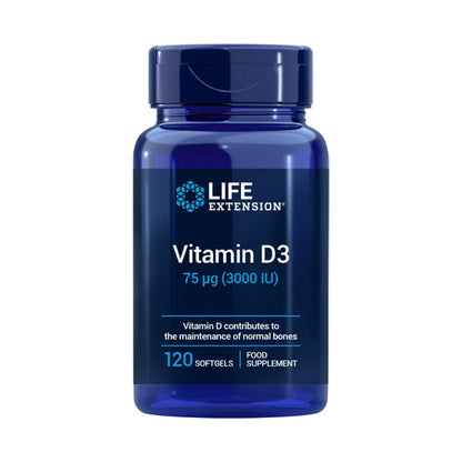 Vitamine D3 3.000 IE, Life Extension 120 capsules