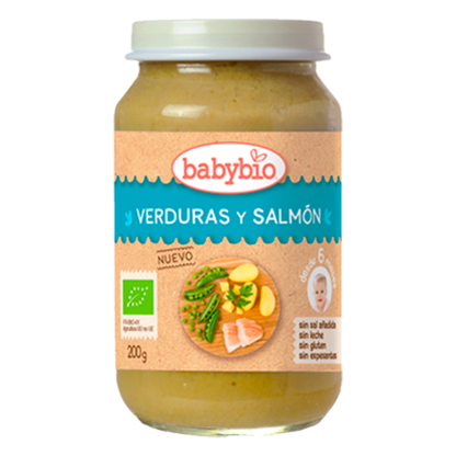3er-Pack Gläschen Gemüse und Lachs (ab 6 Monaten) Babybio 200 g
