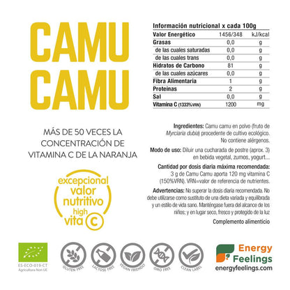Camu Camu BIO Pulver Energy Feelings 100 g