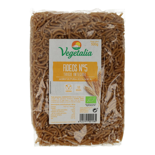Organic Vegetalia Whole Wheat Noodles No. 5 500 g