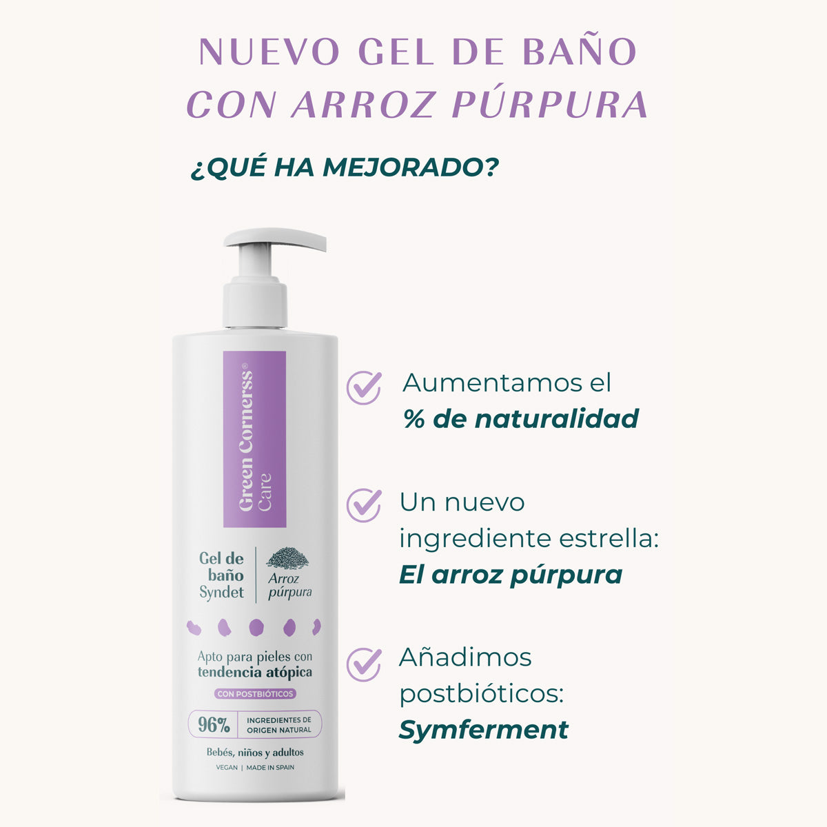 Żel pod prysznic z fioletowego ryżu Green Corners Care 400 ml