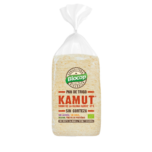 Pan de Molde Sin Corteza de Kamut BIO Biocop 300 g
